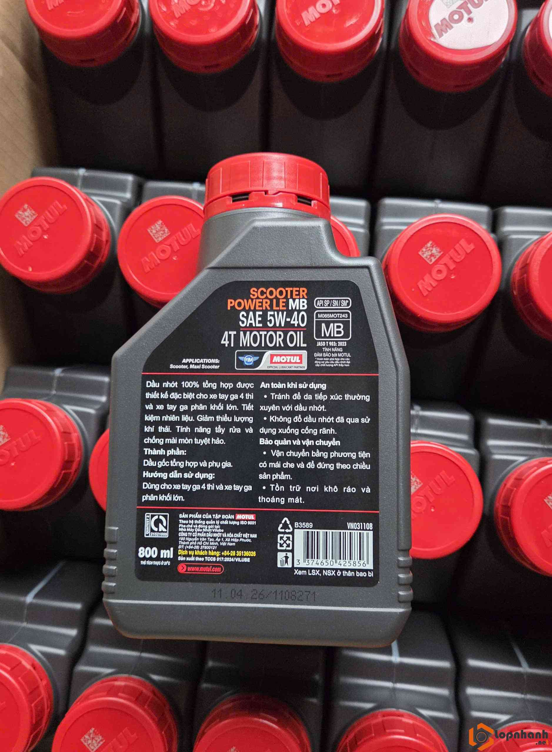 dau motul xe ga power le